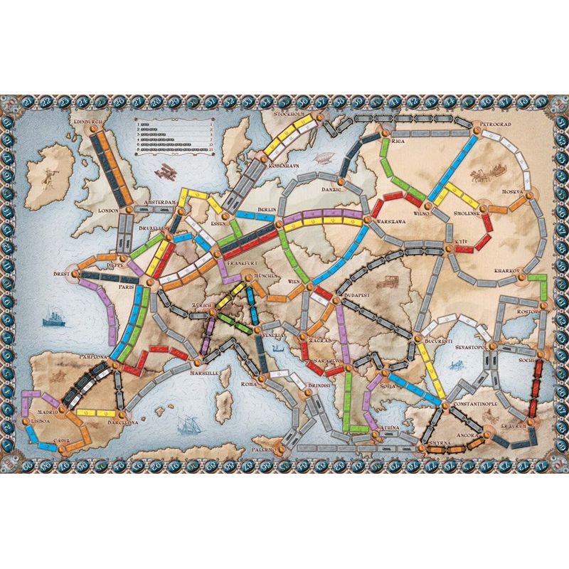 Jucarii, Copii si Bebe - Jucarii si jocuri - Jocuri si puzzle - Jocuri de societate - Ticket to Ride Europa – Joc de Strategie Feroviara (RO) - Infinity.ro