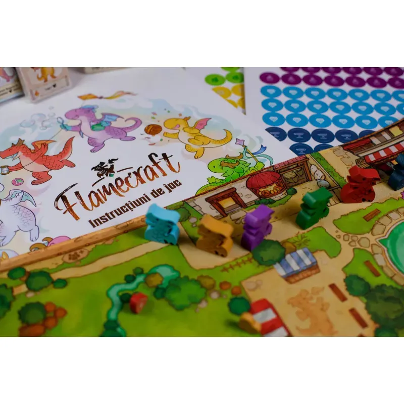 Jucarii, Copii si Bebe - Jucarii si jocuri - Jocuri si puzzle - Jocuri de societate - Flamecraft (RO) – Joc de strategie cu dragoni - Infinity.ro