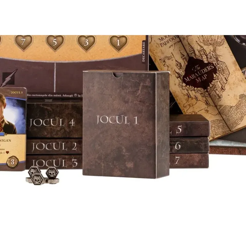 Jucarii, Copii si Bebe - Jucarii si jocuri - Jocuri si puzzle - Jocuri de societate - Harry Potter – Batalia de la Hogwarts (RO) Joc de baza – cooperativ - Infinity.ro