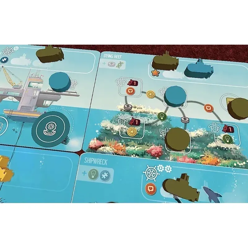 Jucarii, Copii si Bebe - Jucarii si jocuri - Jocuri si puzzle - Jocuri de societate - Endeavor: Deep Sea – Joc de explorare, strategie si conservare marina - Infinity.ro