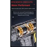 Auto si Moto - Piese auto si accesorii - Piese auto - Pompe de combustibil si injectoare - Pompa de aer electrica, Afisaj Digital, Oprire automata, Lanterna LED, Multifunctionala, 100W, Manometru, Negru - Infinity.ro