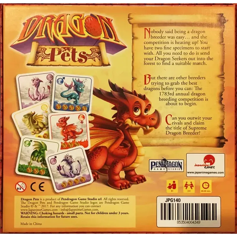 Jucarii, Copii si Bebe - Jucarii si jocuri - Jocuri si puzzle - Jocuri de societate - Joc de societate Dragon Pets - Infinity.ro