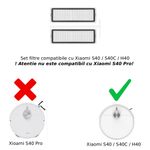 Electronice si Electrocasnice - Ingrijirea locuintei - Accesorii aparate pentru ingrijirea locuintei - Set doua filtre PAA-home, compatibile cu aspiratoarele robot Xiaomi S40 / S40C / H40 - Infinity.ro