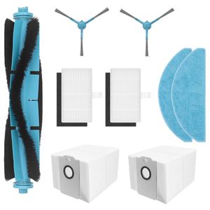 Set accesorii PAA-home compatibile Cecotec Conga 8290 Immortal Ultra 1 perie centrala, 2 lavete, 2 perii laterale, 2 filtre si 2 saci colectori