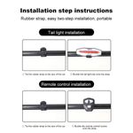 Sport si Outdoor - Ciclism - Accesorii pentru biciclete - Lumini biciclete - Lumina spate pentru bicicleta sau trotineta cu semnalizatoare, cu incarcare solara si tip C - Infinity.ro