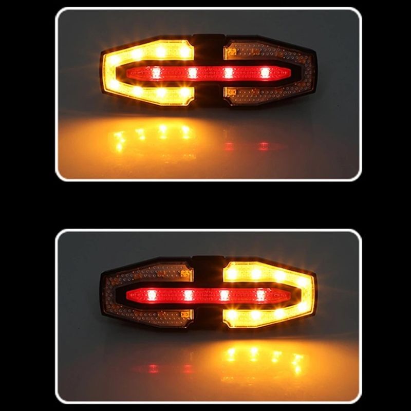 Sport si Outdoor - Ciclism - Accesorii pentru biciclete - Lumini biciclete - Lumina spate pentru bicicleta sau trotineta cu semnalizatoare, cu incarcare solara si tip C - Infinity.ro