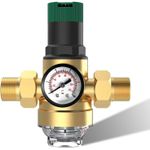 Casa si Gradina - Sanitare - Instalatii hidro - Fitinguri - Regulator presiune apa 1/2" DN15 16 bar NeoHGS, Corp din Alama, Manometru si Filtru Autocuratare, Industrial - Infinity.ro