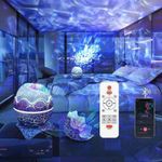 Casa si Gradina - Corpuri si surse de iluminat - Veioze si lampi - Lampi de veghe copii - Proiector de Stele si Galaxii Ou de Dinozaur cu Difuzor Bluetooth, Sunete Ambientale, Temporizator,  Lampa de Veghe LED - Infinity.ro