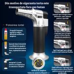 Casa si Gradina - Bucatarie si vesela - Accesorii bar - Shakere - Set afumare băuturi cu coș de fum în formă de craniu – ceramică, torță și chipsuri lemn aromatic - Infinity.ro