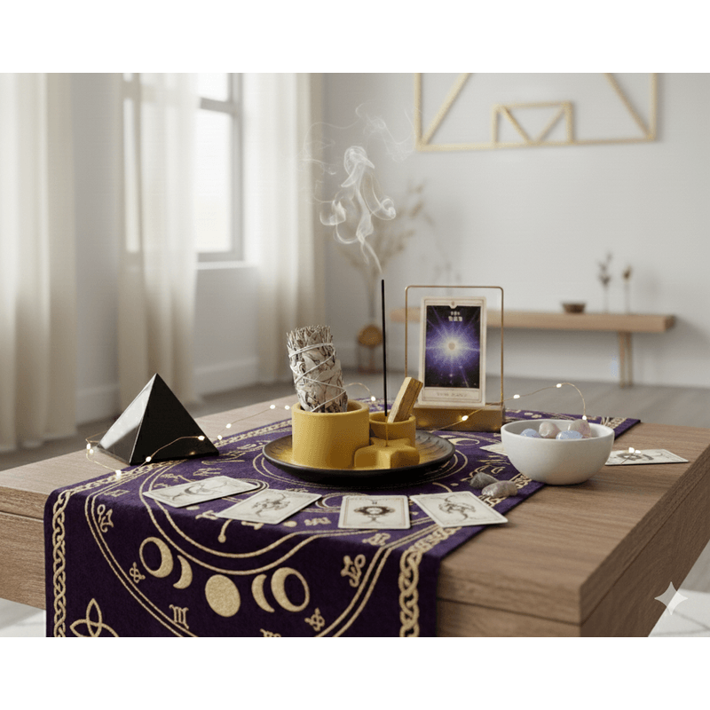 Casa si Gradina - Decoratiuni - Obiecte decorative - Accesorii decorative - Suport ceramic pentru Salvie Alba, Palo Santo si Betisoare Parfumate, 13 cm - Infinity.ro