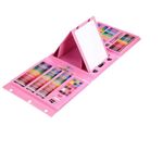 Jucarii, Copii si Bebe - Jucarii si jocuri - Jucarii & jocuri educative - Seturi pictura si desen - Set de pictura si desen pentru copii, 208 piese, Roz - Infinity.ro