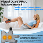 Ingrijire personala si Cosmetice - Sanatate si wellness - Articole wellness - Aparate si dispozitive de masaj - Aparat Masaj 3 in 1 pentru Glezna, Talpa si Brat JustNet®, Incalzire + Vibratie Duala, Baterie 3000mAh, Incarcare USB-C - Infinity.ro