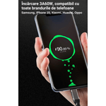 Laptop, Telefoane si Tablete - Telefoane mobile si accesorii - Accesorii Telefoane - Cabluri si adaptoare telefoane - Cablu USB 3.0, PRESTIGE CHARGE®, transfer date 10Gbps & AndroidAuto, 60W, compatibil Samsung, Huawei, Xiaomi, Oppo, 1m - Infinity.ro