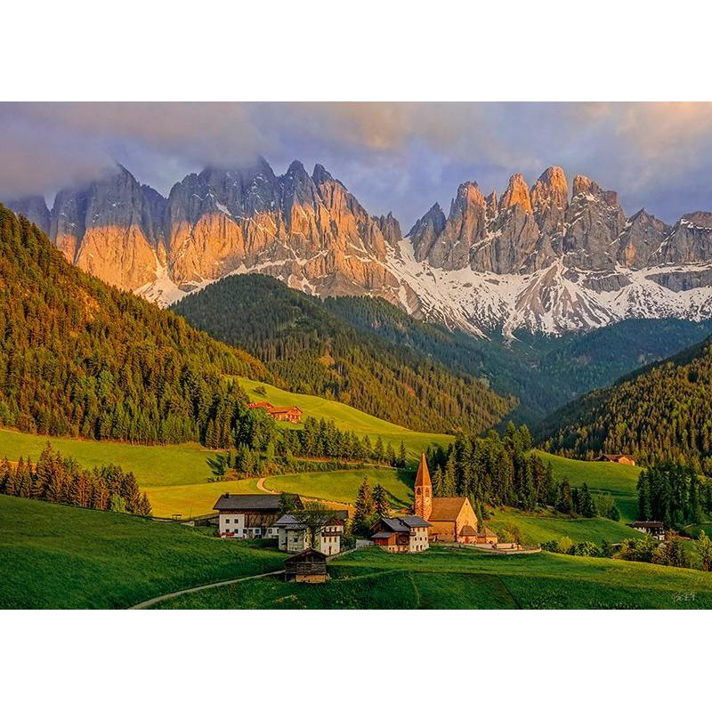 Jucarii, Copii si Bebe - Jucarii si jocuri - Jocuri si puzzle - Puzzle - Puzzle 1000 piese Santa Maddalena, Dolomites 30028 Cherry Pazzi - Infinity.ro