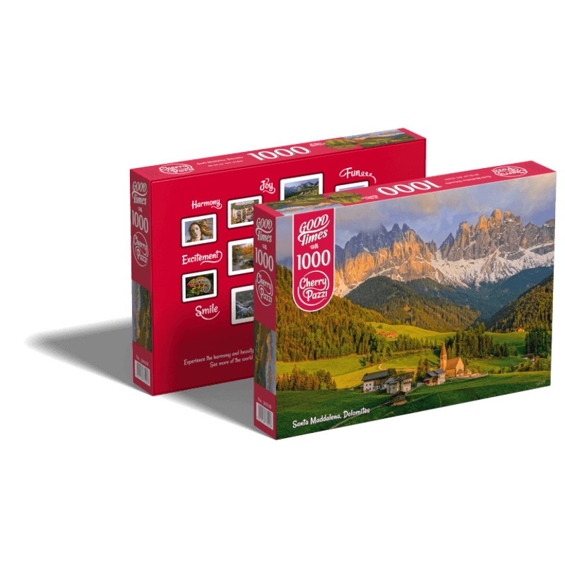 Jucarii, Copii si Bebe - Jucarii si jocuri - Jocuri si puzzle - Puzzle - Puzzle 1000 piese Santa Maddalena, Dolomites 30028 Cherry Pazzi - Infinity.ro