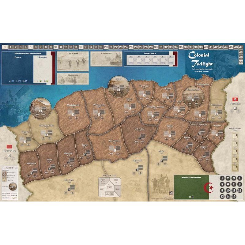 Jucarii, Copii si Bebe - Jucarii si jocuri - Jocuri si puzzle - Jocuri de societate - Joc de societate Colonial Twilight: The French-Algerian War, 1954-62 - Infinity.ro
