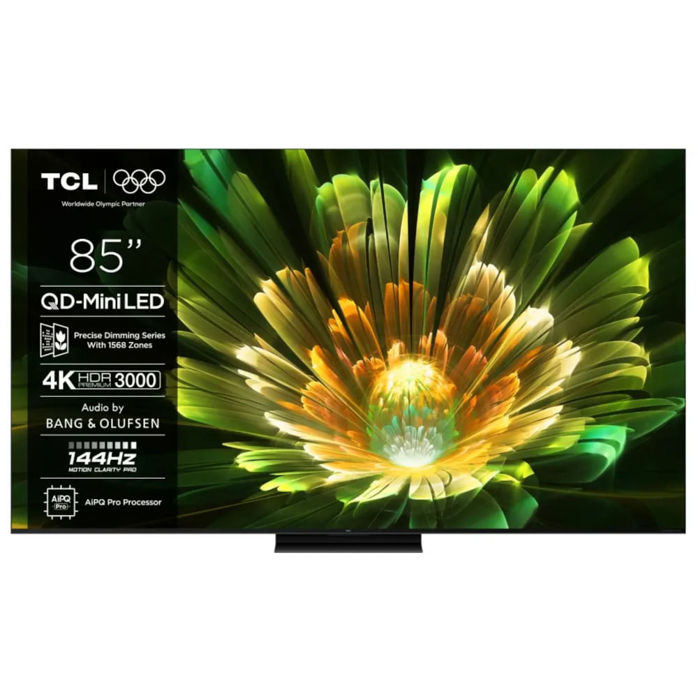 Televizor smart Mini LED TCL 85Q7C, 215 cm, Ultra HD 4K, WiFi, CI+, Negru
