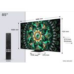 TV, Audio-Video si Foto - Televizoare - Televizor smart Mini LED TCL 85Q7C, 215 cm, Ultra HD 4K, WiFi, CI+, Negru - Infinity.ro