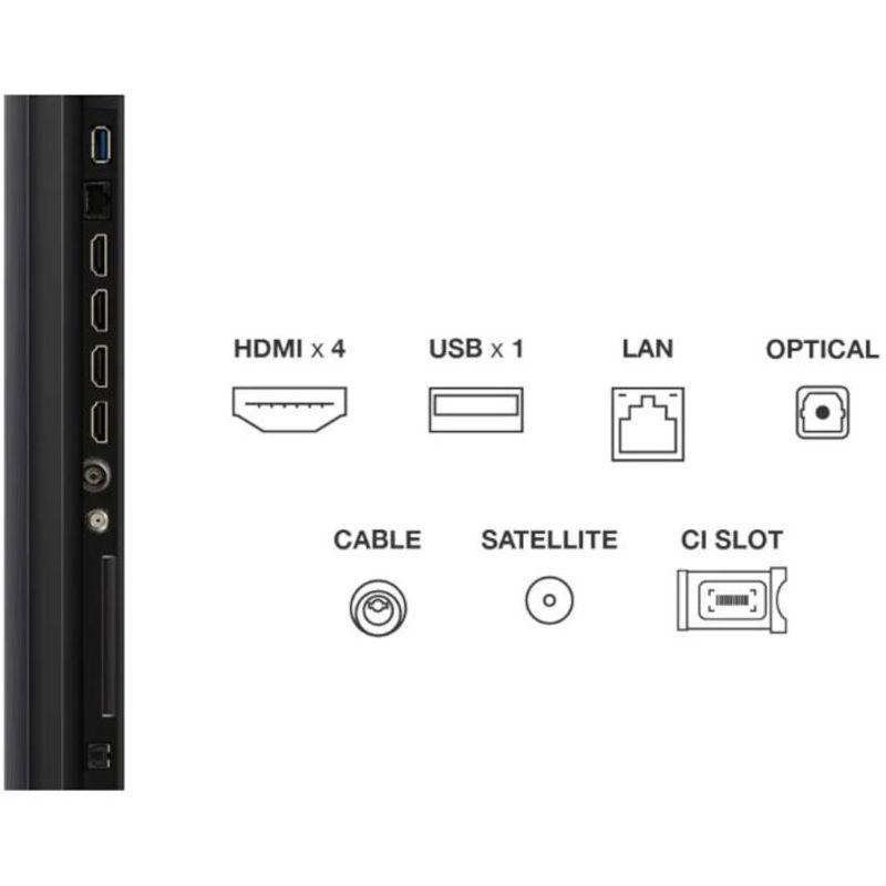 TV, Audio-Video si Foto - Televizoare - Televizor smart Mini LED TCL 85Q7C, 215 cm, Ultra HD 4K, WiFi, CI+, Negru - Infinity.ro