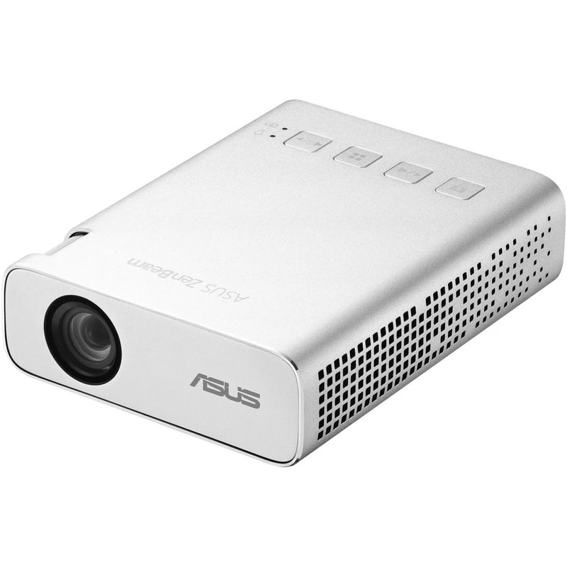 TV, Audio-Video si Foto - Videoproiectoare si accesorii - Videoproiectoare - Videoproiector ASUS ZenBeam E1R, WVGA, 200 lumeni, WiFi, Argintiu (Max 100 caractere) - Infinity.ro