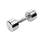 Sport si Outdoor - Fitness - Greutati si echipament - Greutati - Gantera cromata, 5.0 kg, Argintiu - Infinity.ro