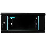 PC, gaming si accesorii - Servere - Cabinete metalice - Cabinet Retea 19″ SPACER 4U 600x600mm, Fixare Perete, Negru, Sarcina Max 60Kg - Infinity.ro