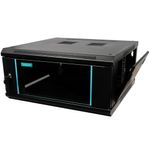 PC, gaming si accesorii - Servere - Cabinete metalice - Cabinet Retea 19″ SPACER 4U 600x600mm, Fixare Perete, Negru, Sarcina Max 60Kg - Infinity.ro