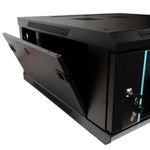 PC, gaming si accesorii - Servere - Cabinete metalice - Cabinet Retea 19″ SPACER 4U 600x600mm, Fixare Perete, Negru, Sarcina Max 60Kg - Infinity.ro