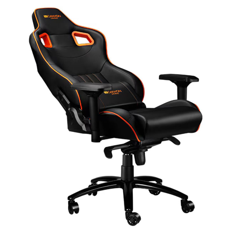 PC, gaming si accesorii - Gaming - Accesorii gaming - Scaune gaming - Scaun gaming Canyon Corax, Negru/Portocaliu - Infinity.ro