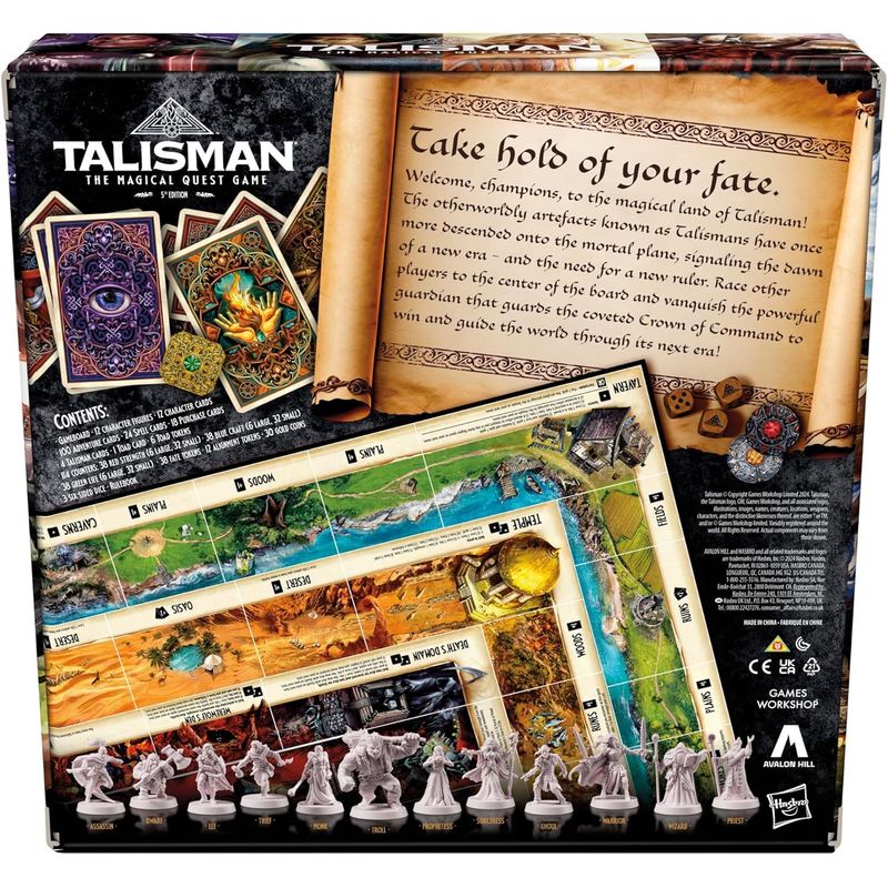 Jucarii, Copii si Bebe - Jucarii si jocuri - Jocuri si puzzle - Jocuri de societate - Joc de societate Talisman 5th Edition – The Magical Quest Game - Infinity.ro