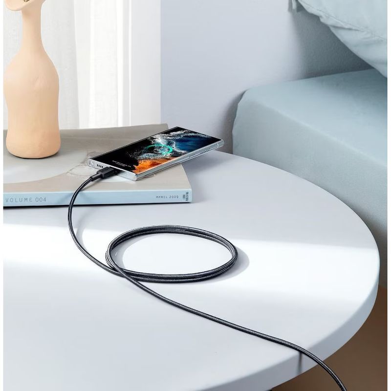 Laptop, Telefoane si Tablete - Telefoane mobile si accesorii - Accesorii Telefoane - Cabluri si adaptoare telefoane - Cablu Date & Alimentare Anker USB-C la USB-C, 1.8m, 60W, Negru, "A81F6G11" - Infinity.ro