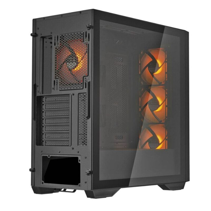 PC, gaming si accesorii - Componente PC - Componente - Carcase PC si server - Carcasa Cougar UNIFACE CGR-5C78B-RGB, Middle Tower, Negru - Infinity.ro