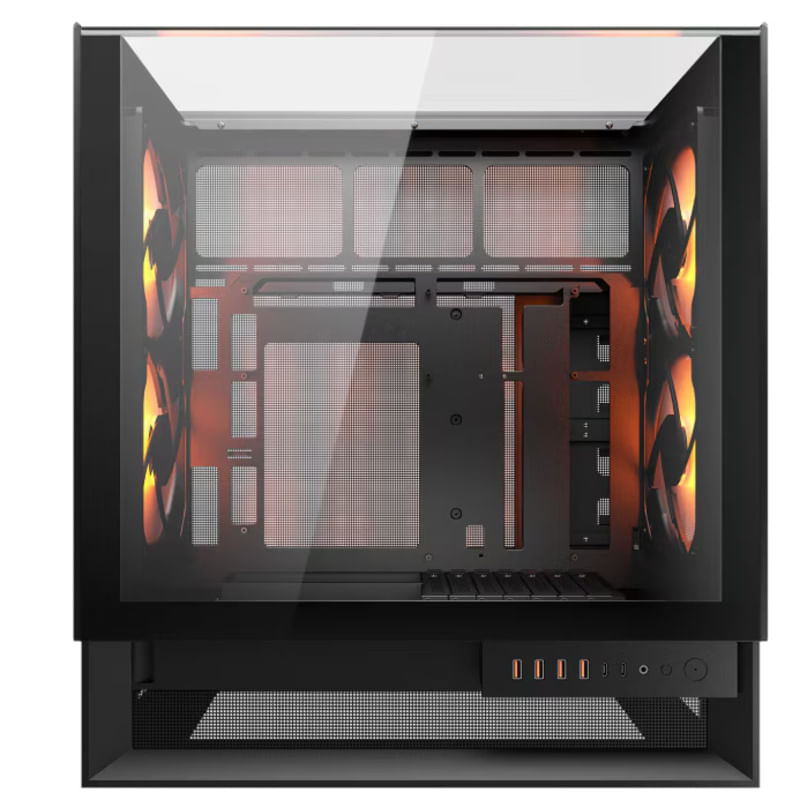 PC, gaming si accesorii - Componente PC - Componente - Carcase PC si server - Carcasa Cougar OmnyX, Middle Tower, fara sursa Negru - Infinity.ro