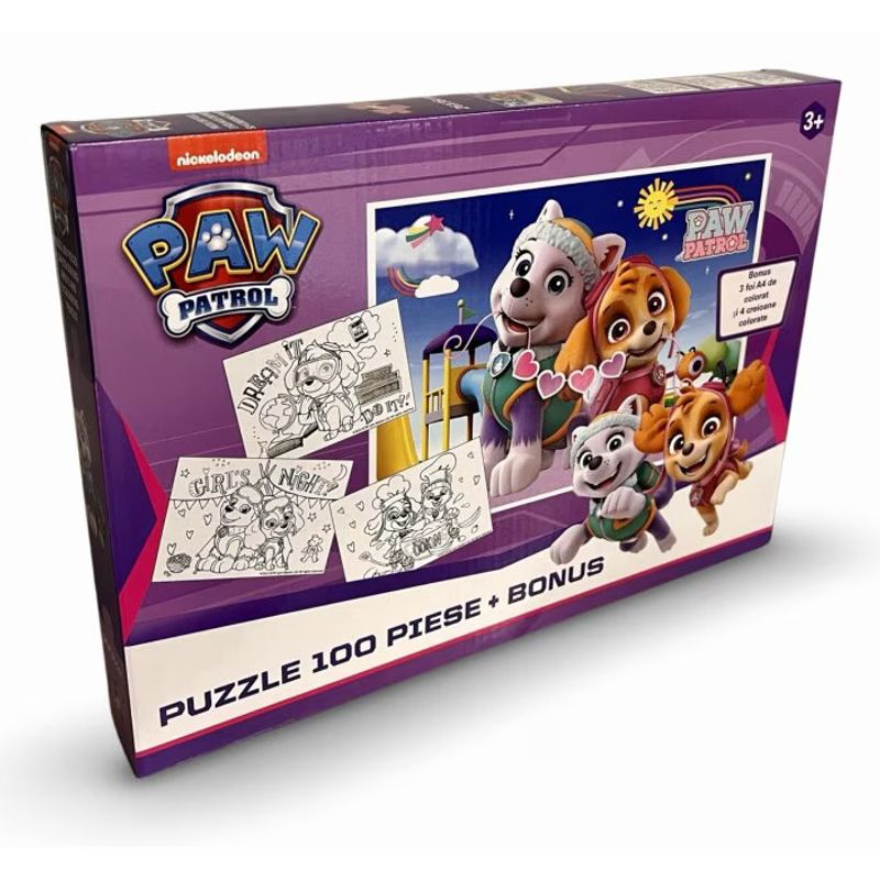 Jucarii, Copii si Bebe - Jucarii si jocuri - Jocuri si puzzle - Puzzle - Puzzle 100 Piese Paw Patrol - Infinity.ro
