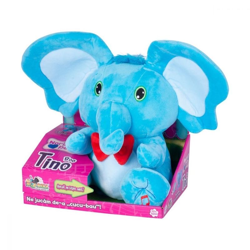 Jucarii, Copii si Bebe - Jucarii si jocuri - Jucarii de plus - Jucarie de plus Noriel - Tino Boo Elefantel - Infinity.ro