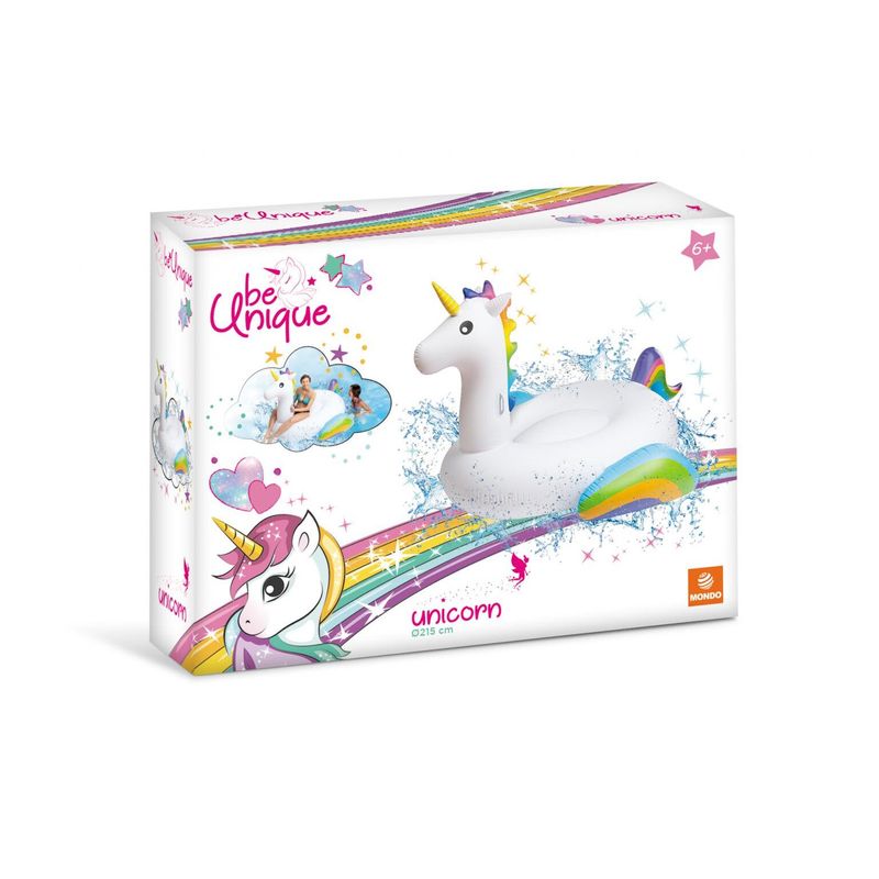 Jucarii, Copii si Bebe - Jucarii si jocuri - Jucarii de exterior - Saltele si mingi pentru plaja - Saltea Gonflabila, Unicorn, 37x27x10 cm - Infinity.ro