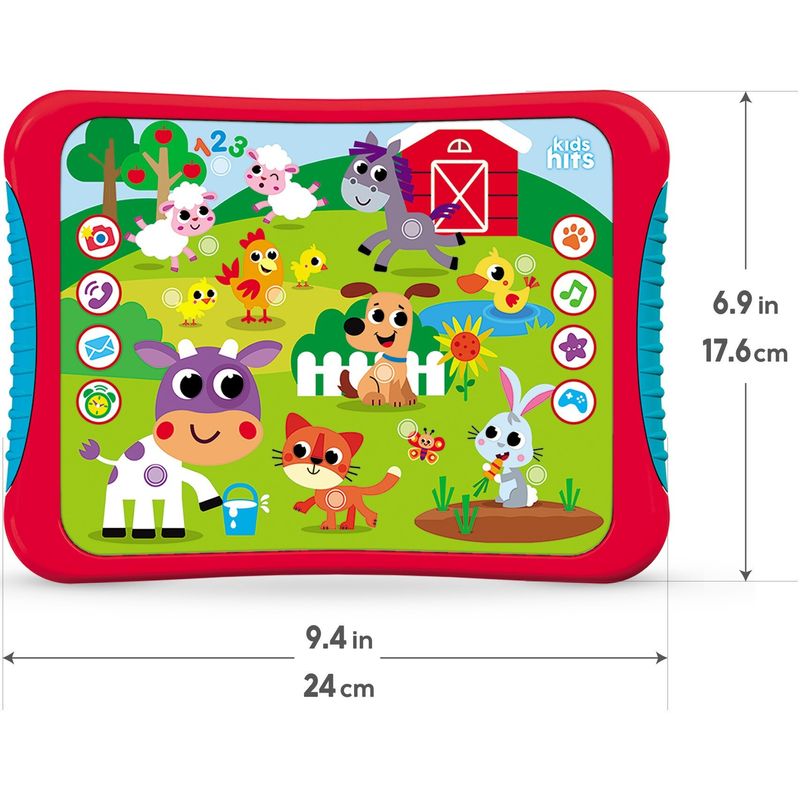 Jucarii, Copii si Bebe - Jucarii si jocuri - Jucarii bebelusi - Jucarii interactive bebelusi - Jucarie interactiva Momki Kids Hits - Prima mea tableta, Viata la ferma - Infinity.ro