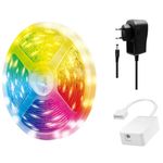 Casa si Gradina - Corpuri si surse de iluminat - Benzi LED - Banda LED LogiLink SH0126, inteligenta, Wi-Fi, RGB, 5m - Infinity.ro