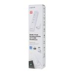Casa si Gradina - Electrice - Accesorii electrice - Prelungitoare, triple, fise - Prelungitor inteligent LogiLink SH0104, Wi-Fi, 4 prize, 4xUSB, compatibil Tuya, 1.8m, Alb - Infinity.ro