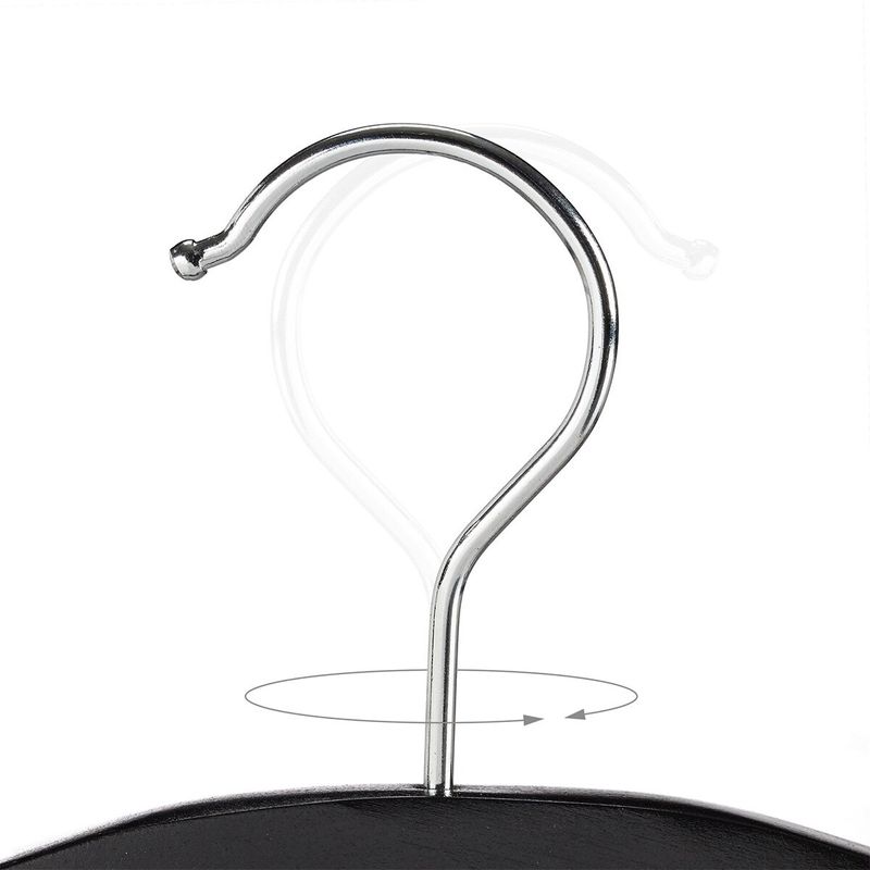 Casa si Gradina - Mobilier - Organizare si depozitare - Umerase si valeti - Set Umerase fuste/pantaloni, Lemn, Negru 3 bucati - Infinity.ro