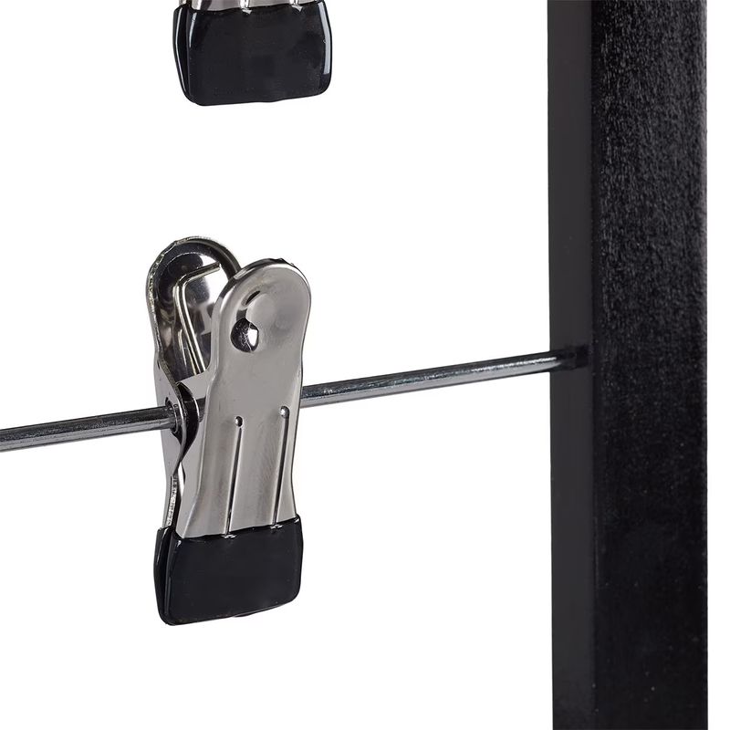 Casa si Gradina - Mobilier - Organizare si depozitare - Umerase si valeti - Set Umerase fuste/pantaloni, Lemn, Negru 3 bucati - Infinity.ro