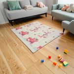 Casa si Gradina - Textile si covoare - Covoare - Covoare copii - Covor joaca spuma U-Grow UG-F10180, pliabil, termoizolant, 180x200cm - Infinity.ro