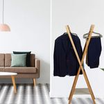 Casa si Gradina - Mobilier - Organizare si depozitare - Umerase si valeti - Set 50 bucati, umerase pentru haine acoperite cu velur, Gri, 23,5 x 41,5 x 0,5 cm - Infinity.ro