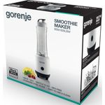 Electronice si Electrocasnice - Electrocasnice bucatarie - Mixere, tocatoare & roboti de bucatarie - Blendere si mini tocatoare - Mini blender Gorenje BSM600LBW, 0.6l, 300W, 1 treapta viteza, alb-negru - Infinity.ro