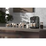 Electronice si Electrocasnice - Electrocasnice bucatarie - Preparare bauturi - Espressoare - Espressor automat Saeco GranAroma SM6580/10, sistem de lapte Latte Duo, 14 bauturi, 15 bar, ecran TFT color, 4 profiluri - Infinity.ro