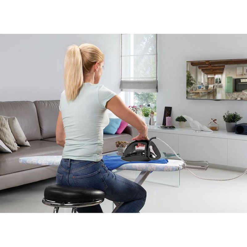 Electronice si Electrocasnice - Ingrijirea tesaturilor - Fiare de calcat - Fier de Calcat GORENJE SIH2600BKG, 2600W, 95g/min, 350ml, Talpa Ceramica, Negru - Infinity.ro