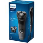 Ingrijire personala si Cosmetice - Aparate & accesorii ingrijire personala - Aparate de ras si tuns - Aparate de ras electrice - Aparat de ras PHILIPS Shaver Seria 1000 S1142/00, barbierit umed şi uscat, fara fir, capete 4D flexibile, lame autoascut - Infinity.ro