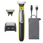 Ingrijire personala si Cosmetice - Aparate & accesorii ingrijire personala - Aparate de ras si tuns - Aparate de ras electrice - Aparat hibrid de barbierit si tuns barba PHILIPS OneBlade 360 QP2734/31, pieptene reglabil 5 in 1, reincarcabil, umed si - Infinity.ro