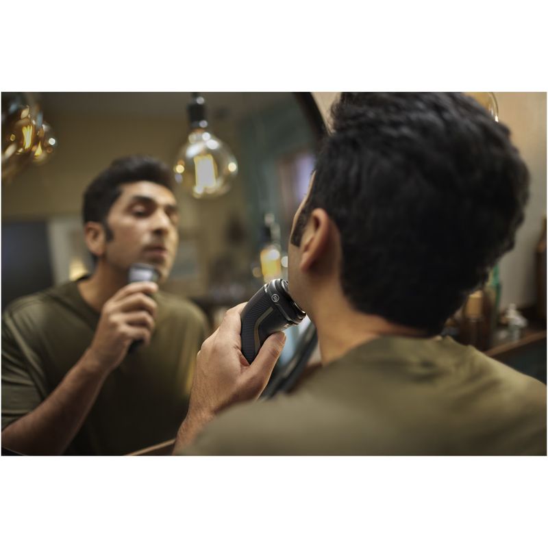 Ingrijire personala si Cosmetice - Aparate & accesorii ingrijire personala - Aparate de ras si tuns - Aparate de ras electrice - Aparat de ras PHILIPS Shaver Seria 3000 S3242/12, barbierit umed şi uscat, fara fir, capete 5D pivotante si flexibile, l - Infinity.ro
