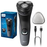 Ingrijire personala si Cosmetice - Aparate & accesorii ingrijire personala - Aparate de ras si tuns - Aparate de ras electrice - Aparat de ras PHILIPS Shaver Seria 1000 S1142/00, barbierit umed şi uscat, fara fir, capete 4D flexibile, lame autoascut - Infinity.ro